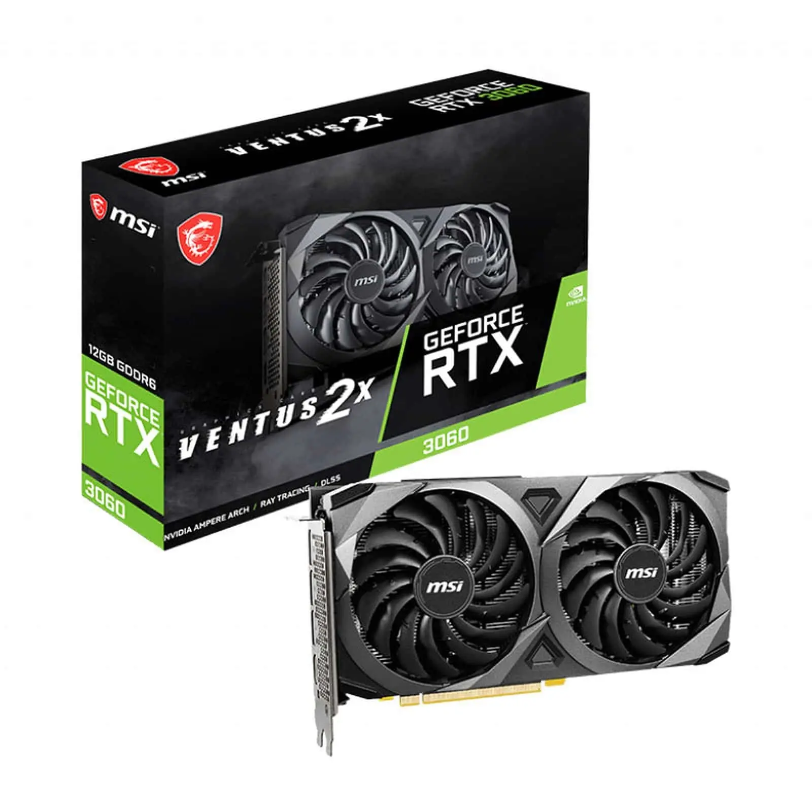 GPU RTX 3060 12GB MSI VENTUS X2